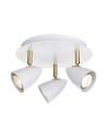 Markslojd CIRO Ceiling 3L Biały/Mosiądz 106319 Plafon