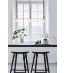 Lampy wiszące na listwie - Markslojd SKY prosta 3L Mosiądz/Czarny 106335 Wisząca - product 2