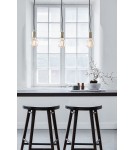 Lampy wiszące na listwie - Markslojd SKY prosta 3L Mosiądz/Czarny 106335 Wisząca - product 3