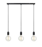 Lampy wiszące na listwie - Markslojd SKY prosta 3L Czarny 106336 Wisząca - product 1