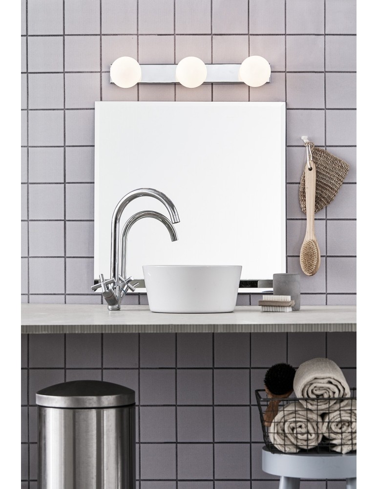 Kinkiety nad lustro - Markslojd MINI 3L Chrom 106382 Kinkiet - product kolory-swiatla.pl 2
