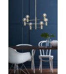 Żyrandole w stylu skandynawskim - Markslojd CAPITAL 6L Złoty 106418 Żyrandol - product 3