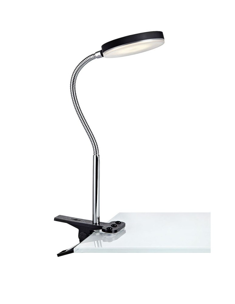 Lampki biurkowe - Markslojd FLEX klip Czarny 106471 Biurkowa - produkt kolory-swiatla.pl 1