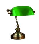 Lampy stołowe do czytania - Markslojd BANKERS 1L 25cm Zielony 105930 Biurkowa - product 1