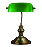Lampy stołowe do czytania - Markslojd BANKERS 1L 42cm Zielony 105931 Biurkowa - product 1