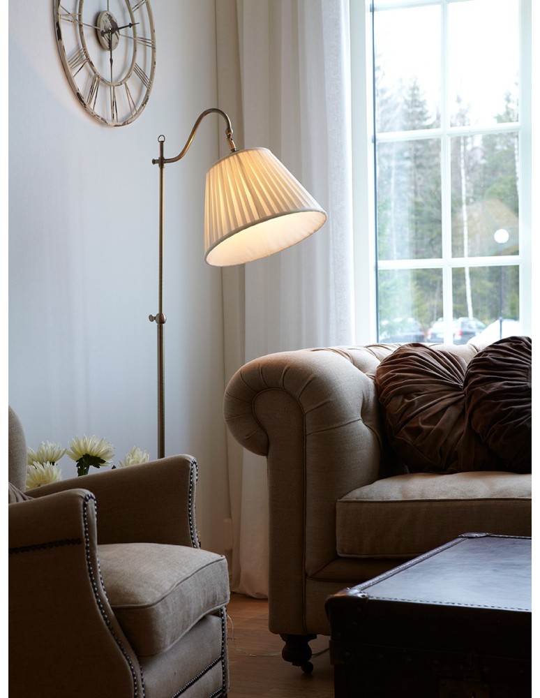 Lampy podłogowe - Markslojd CHARLESTON Patyna/Beżowy 105921 Podłogowa - product kolory-swiatla.pl 3