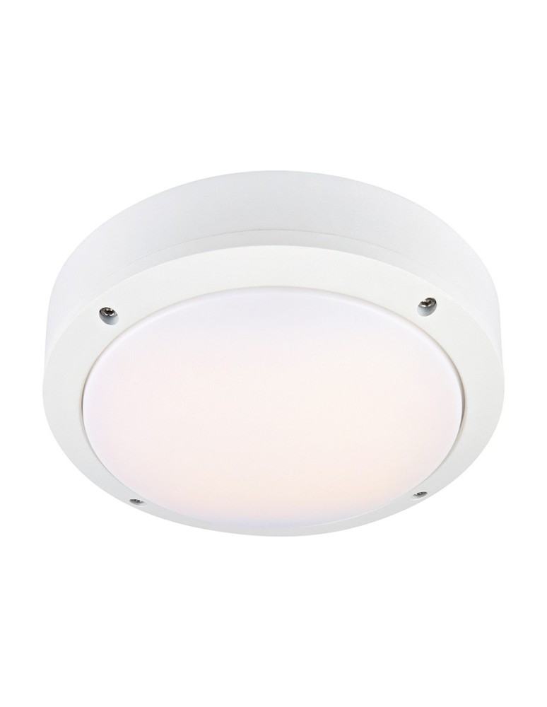 Lampy zewnętrzne sufitowe - Markslojd LUNA Biały 106536 Plafon - produkt kolory-swiatla.pl 1