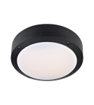 Lampy zewnętrzne sufitowe - Markslojd LUNA Czarny 106535 Plafon - produkt 1