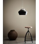 Lampy wiszące - Markslojd KOM Wisząca 31cm 1L Czarny/Stal 107378 - produkt 2