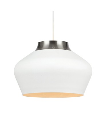 Markslojd KOM Wisząca 31cm 1L Biały/Stal 107379