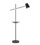 Lampy podłogowe łamane - Markslojd Linear Czarny Podłogowa 1xE14 USB 107307 - product 1