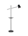 Markslojd Linear Czarny Podłogowa 1xE14 USB 107307