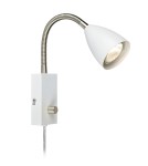 Kinkiety - Markslojd Ciro Flex Biały Kinkiet 1xGU10 107410 - product 1