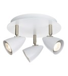 Lampy sufitowe regulowane - spoty - Markslojd Ciro Biały Plafon 3xGU10 107412 - product 1