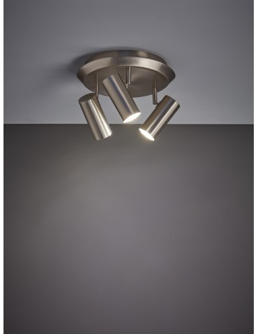Markslojd Barcelona stalowy Plafon 3xGU10 107350 - produkt 2