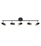 Lampy sufitowe reflektory - Markslojd Barcelona Czarny listwa Sufitowa 5xGU10 107351 - product 1