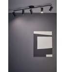 Lampy sufitowe reflektory - Markslojd Barcelona Czarny listwa Sufitowa 5xGU10 107351 - product 2