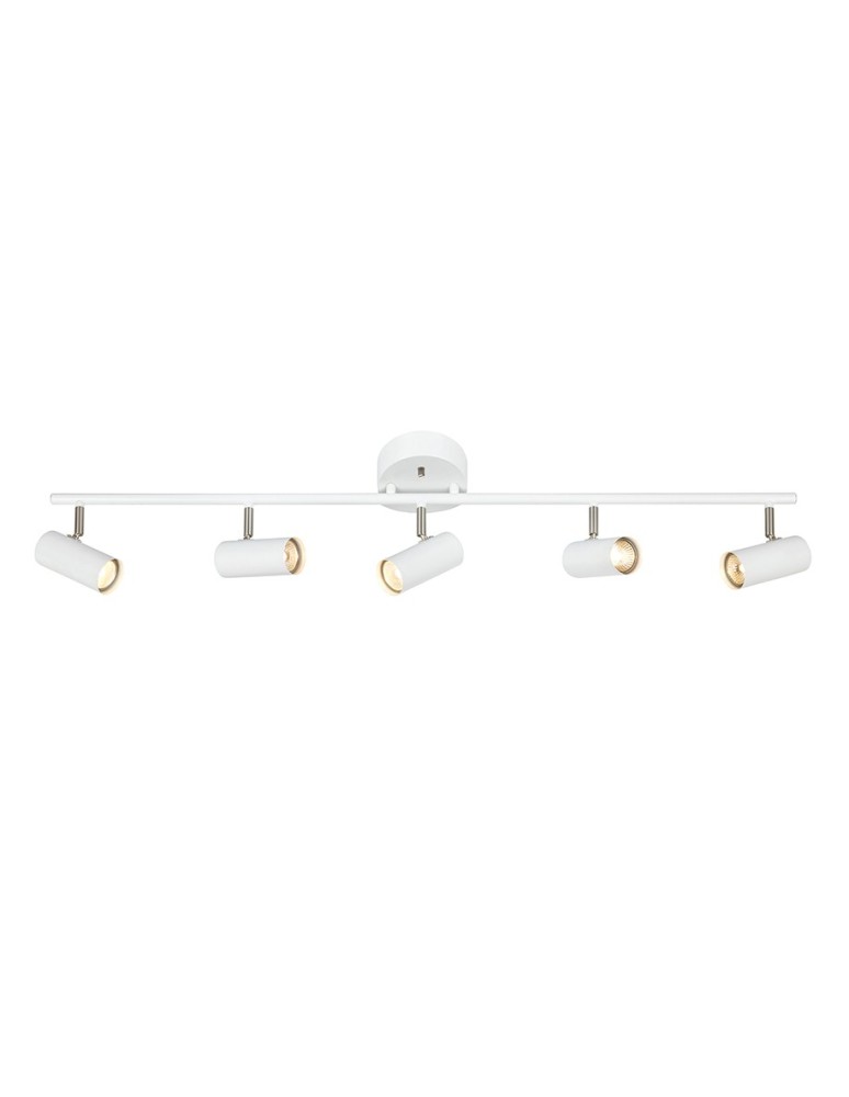 Lampy sufitowe reflektory - Markslojd Barcelona Biały listwa Sufitowa 5xGU10 107352 - produkt kolory-swiatla.pl 1