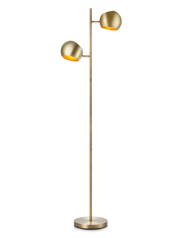Lampy podłogowe regulowane - Markslojd EDGAR Podłogowa 2L Antyczny 107742 - produkt kolory-swiatla.pl 1