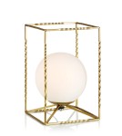 Lampy stołowe w stylu skandynawskim - Markslojd EVE Stołowa 1L Złoty/Biały 107817 - product 1