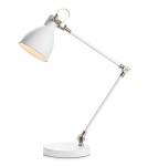 Lampy stołowe do czytania - Markslojd HOUSE Stołowa 1L Biały/Stal 107738 - product 1
