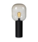Lampy stołowe w stylu skandynawskim - Markslojd BROOKLYN Stołowa 1L 56cm Czarny/Przydymiony 107479 - product 1