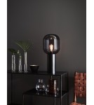 Lampy stołowe w stylu skandynawskim - Markslojd BROOKLYN Stołowa 1L 56cm Czarny/Przydymiony 107479 - product 3