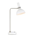 Lampy stołowe do czytania - Markslojd LARRY Stołowa 1L Biały/Stal 107502 - product 1