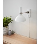 Kinkiety w stylu skandynawskim - Markslojd LARRY Kinkiet 1L Biały/Stal 107499 - product 2