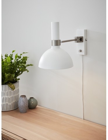 Markslojd LARRY Kinkiet 1L Biały/Stal 107499 - produkt 2
