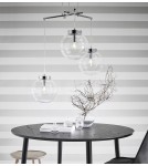 Lampy wiszące - Markslojd SICILY Wisząca 3L Chrom/Przezroczysty 107015 - product 2