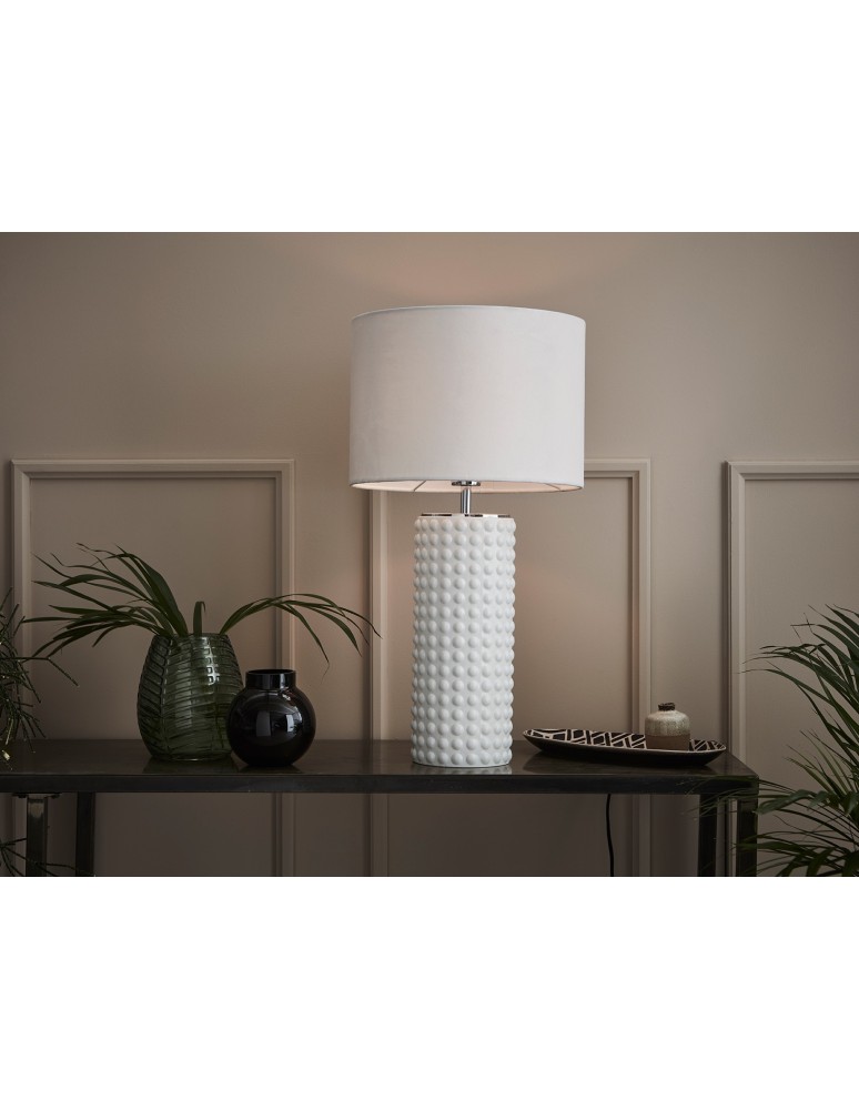 Lampy stołowe z abażurem - Markslojd PROUD Stołowa 1L Biała 107484 - product kolory-swiatla.pl 2