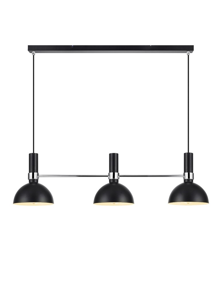 Lampy wiszące potrójne - Markslojd LARRY 3L 3xE27 Czarny wisząca 106855 - produkt kolory-swiatla.pl 1