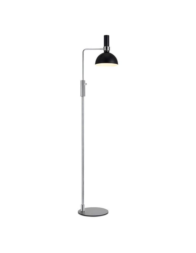 Lampy podłogowe łamane - Markslojd LARRY Podłogowa 1L Czarny 106857 - produkt kolory-swiatla.pl 1