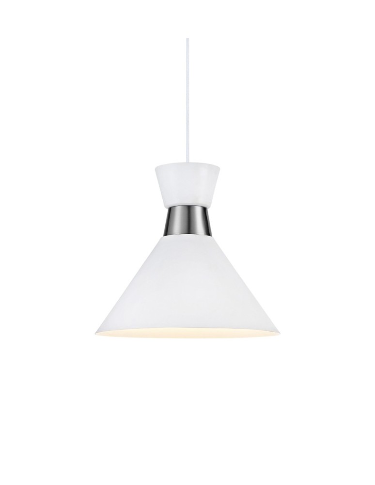 Lampy wiszące - Markslojd WAIST Wisząca 1L Biały/Satynowy 106801 - produkt kolory-swiatla.pl 1