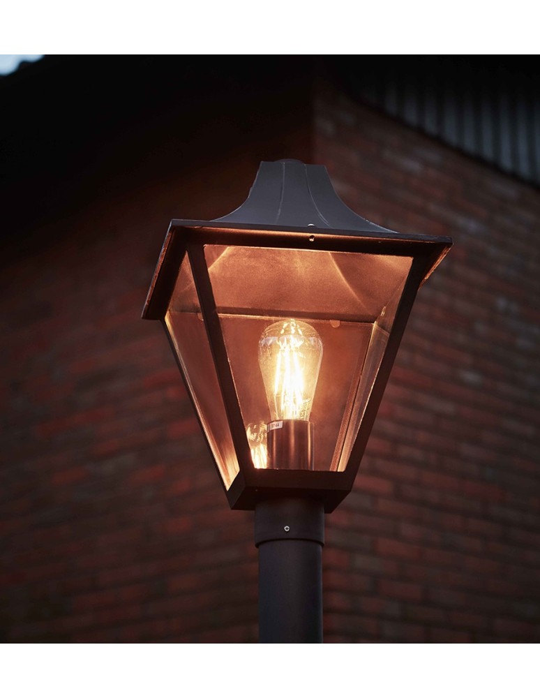 Klosze do lamp zewnętrznych - Markslojd DANDY Konstrukcja/Klosz Góra Czarny/Przezr. 107120 - product kolory-swiatla.pl 2