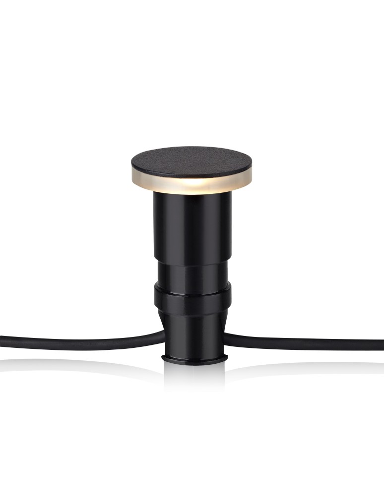 Lampy najazdowe i gruntowe - Markslojd GARDEN 24 Wpust 60mm 3W Czarny 106935 - produkt kolory-swiatla.pl 1