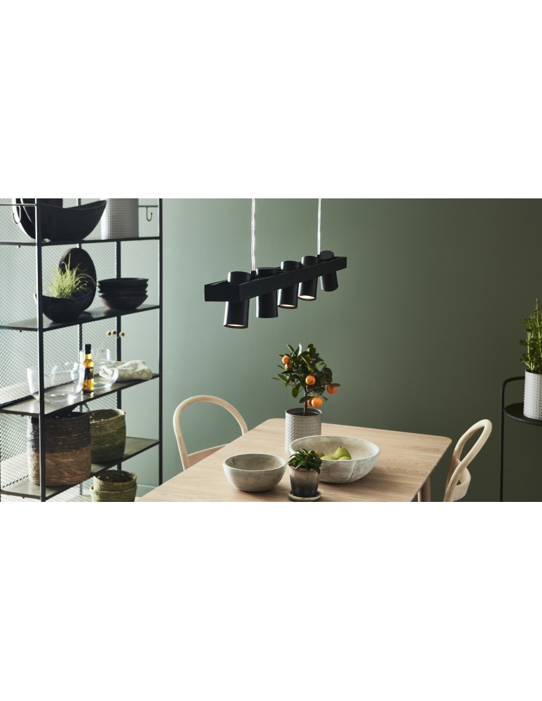 Markslojd TORINO Wisząca 5L Czarny 107784