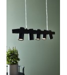 Lampy wiszące na listwie - Markslojd TORINO Wisząca 5L Czarny 107784 - produkt 4