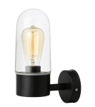 Kinkiety łazienkowe - Markslojd ZEN Kinkiet 1L Czarny/Przezroczysty IP44 107800 - product 1