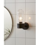 Kinkiety łazienkowe - Markslojd ZEN Kinkiet 1L Czarny/Przezroczysty IP44 107800 - product 2