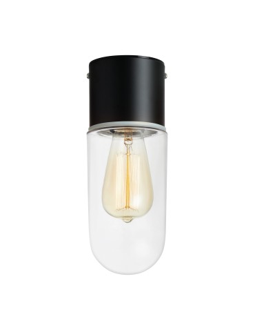 Markslojd ZEN Sufitowa 1L Czarny/Przezr IP44 107796