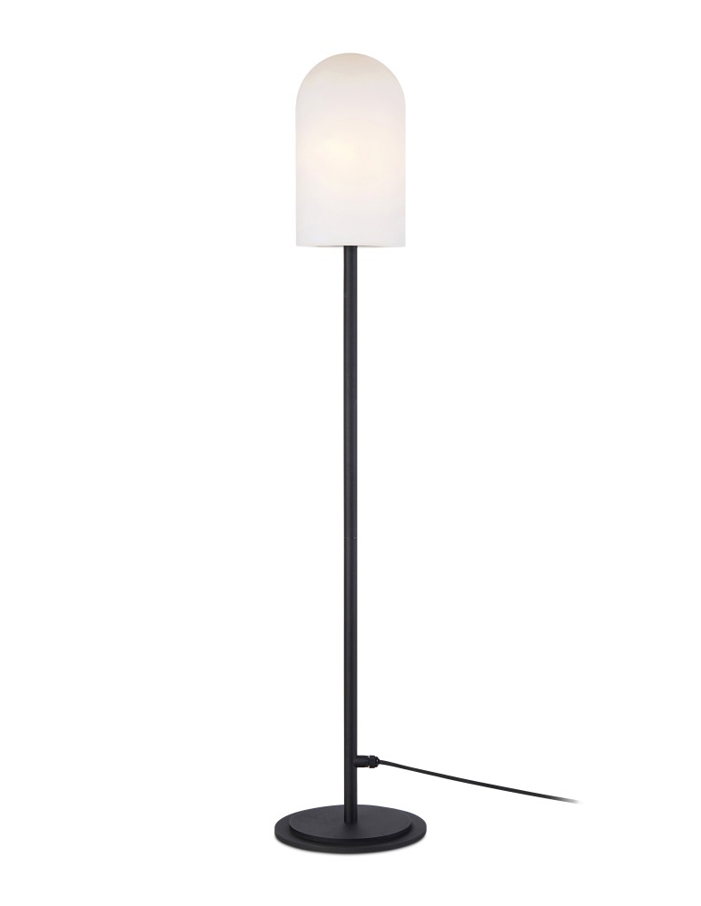 Lampy ogrodowe przenośne - Markslojd AFTERNOON Podłogowa 1L Duża Czarna/Biały IP44 107998 - produkt kolory-swiatla.pl 1