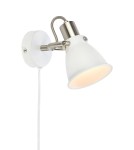 Kinkiety w stylu skandynawskim - Markslojd ALTON Kinkiet 1L Biały 107857 - product 1