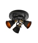 Lampy sufitowe loftowe - industrialne - Markslojd ALTON Sufitowa 3L Czarna 107854 - product 1