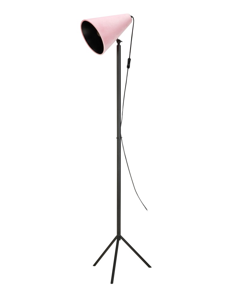 Lampy podłogowe - Markslojd CILLA Podłogowa 1L Czarna/Różowa 107928 - produkt kolory-swiatla.pl 1