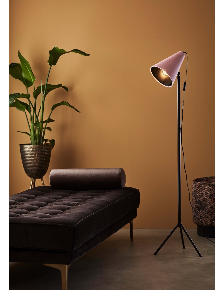 Lampy podłogowe - Markslojd CILLA Podłogowa 1L Czarna/Różowa 107928 - product kolory-swiatla.pl 2
