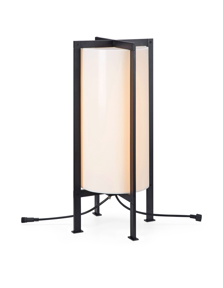 Markslojd GARDEN24 lampy - Markslojd GARDEN 24 Cylinder Frame 54cm 6W Biały/Czarna 107987 - produkt kolory-swiatla.pl 1