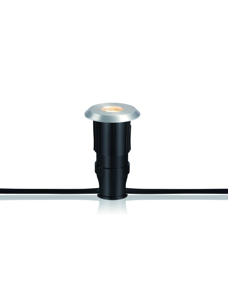 Lampy najazdowe i gruntowe - Markslojd GARDEN 24 Decklight 0,8W Aluminum 107716 - produkt kolory-swiatla.pl 1