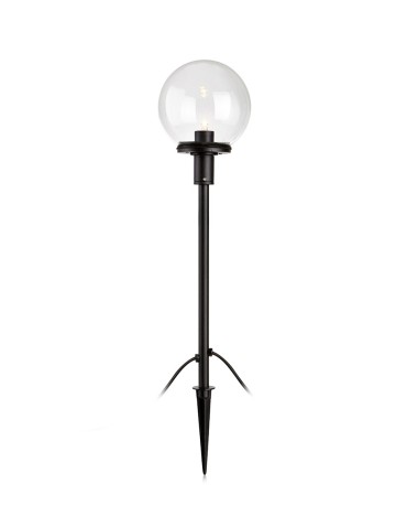 Markslojd GARDEN 24 Słupek Kula 60cm Czarny/Przezroczysty 107283